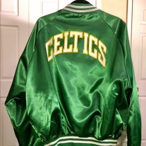 Vintage Celtics Bomber Jacket